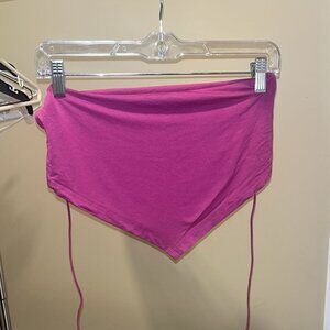 criss cross back bandeau top